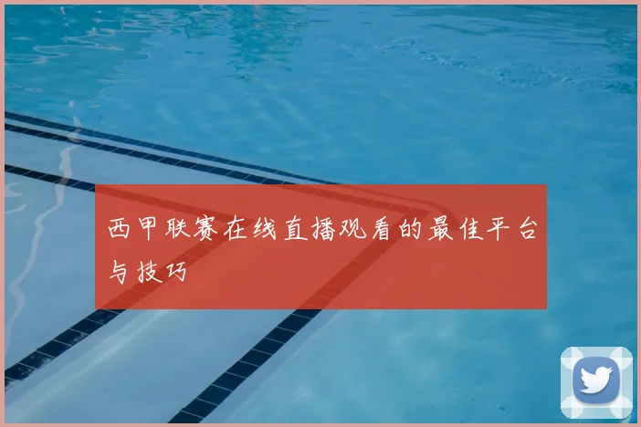 西甲联赛在线直播观看的最佳平台与技巧